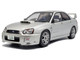 2004 Subaru Impreza WRX STI RHD Right Hand Drive Premium Silver Effect 1/18 Diecast Model Car Solido S1812303