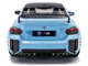 2024 BMW M2 Performance Parts Zandvoort Blue with Carbon Top and Black Stripes 1/18 Diecast Model Car Solido S1812901
