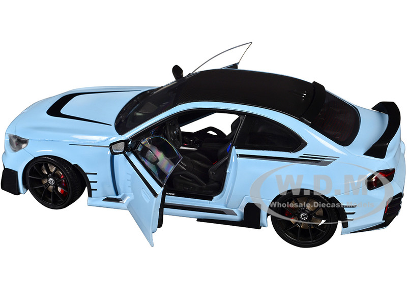 2024 BMW M2 PERFORMANCE ZANDVOORT BLUE 1/18 DIECAST MODEL CAR BY