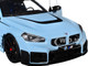 2024 BMW M2 Performance Parts Zandvoort Blue with Carbon Top and Black Stripes 1/18 Diecast Model Car Solido S1812901 2024 BMW M2 Performance Parts Zandvoort Blue with Carbon Top and Black Stripes 1/18 Diecast Model Car Solido S1812901