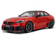 2024 BMW M2 Performance Parts Toronto Red Metallic with Carbon Top 1/18 Diecast Model Car Solido S1812902