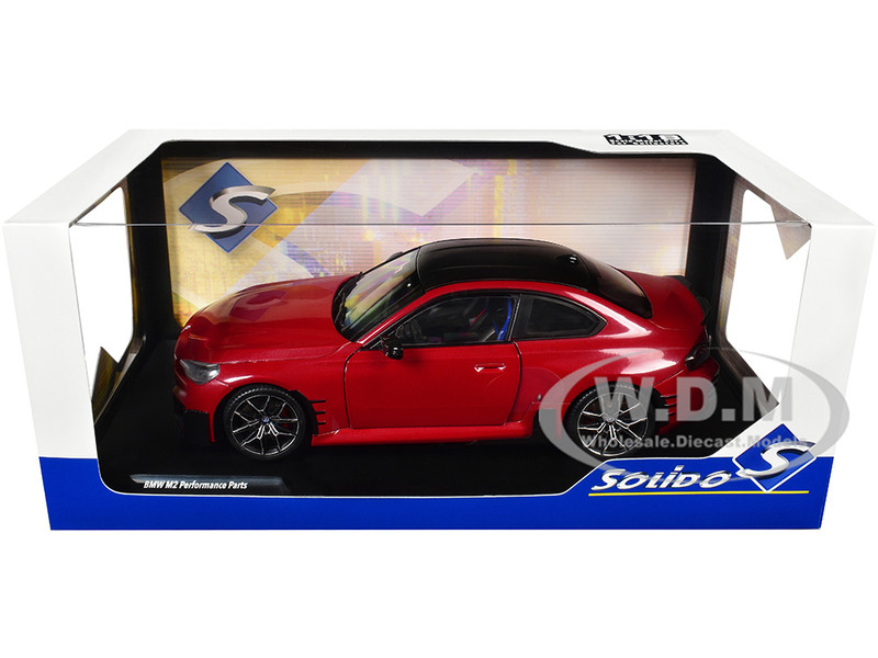 2024 BMW M2 PERFORMANCE TORONTO RED 1/18 DIECAST MODEL CAR BY