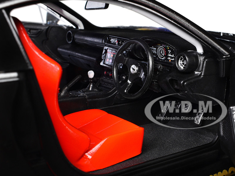 2024 TOYOTA GR86 LBWK BODY KIT RHD #24 BLACK 1/18 DIECAST BY