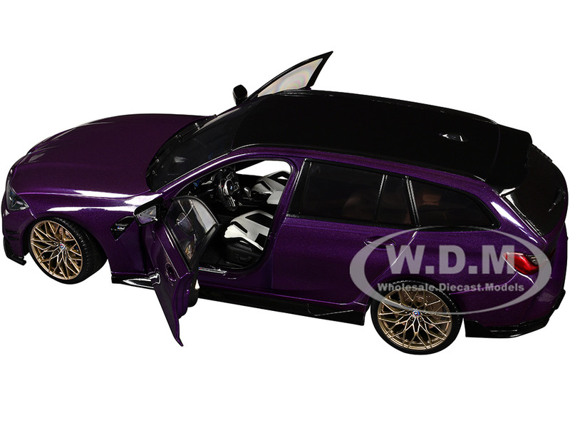 2024 BMW M3 COMPETITION M XDRIVE TOURING TWILIGHT PURPLE 1/18 BY