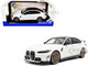 2024 BMW M3 Competition Alpine White with Carbon Top 1/18 Diecast Model Car Solido S1814301