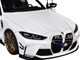 2024 BMW M3 Competition Alpine White with Carbon Top 1/18 Diecast Model Car Solido S1814301 2024 BMW M3 Competition Alpine White with Carbon Top 1/18 Diecast Model Car Solido S1814301