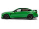 2024 BMW M3 Competition Signal Green with Carbon Top 1/18 Diecast Model Car Solido S1814302