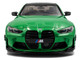 2024 BMW M3 Competition Signal Green with Carbon Top 1/18 Diecast Model Car Solido S1814302