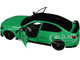 2024 BMW M3 Competition Signal Green with Carbon Top 1/18 Diecast Model Car Solido S1814302 2024 BMW M3 Competition Signal Green with Carbon Top 1/18 Diecast Model Car Solido S1814302