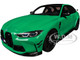 2024 BMW M3 Competition Signal Green with Carbon Top 1/18 Diecast Model Car Solido S1814302 2024 BMW M3 Competition Signal Green with Carbon Top 1/18 Diecast Model Car Solido S1814302