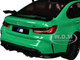 2024 BMW M3 Competition Signal Green with Carbon Top 1/18 Diecast Model Car Solido S1814302 2024 BMW M3 Competition Signal Green with Carbon Top 1/18 Diecast Model Car Solido S1814302