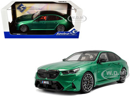 2025 BMW M5 Isle of Man Green Metallic 1/18 Diecast Model Car Solido S1814701