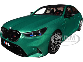 2025 BMW M5 Isle of Man Green Metallic 1/18 Diecast Model Car Solido S1814701