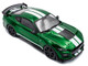 2020 Ford Mustang Shelby GT500 Fast Track Eruption Green Metallic with White Stripes 1/43 Diecast Model Car Solido S4311511