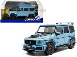 2021 Brabus Rocket 900 China Blue with Black Hood 1/43 Diecast Model Car Solido S4312406