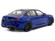 2024 BMW M5 Sedan Marina Bay Blue Metallic with Black Top 1/43 Diecast Model Car Solido S4317551