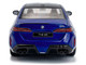 2024 BMW M5 Sedan Marina Bay Blue Metallic with Black Top 1/43 Diecast Model Car Solido S4317551