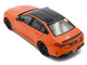 2024 BMW M5 Sedan Fire Orange III with Black Top 1/43 Diecast Model Car Solido S4317552