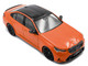 2024 BMW M5 Sedan Fire Orange III with Black Top 1/43 Diecast Model Car Solido S4317552