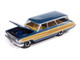 1964 Ford Country Squire Guardsman Blue Metallic with Woodgrain Sides Muscle Wagons Series 1/64 Diecast Model Car Auto World 64522-AWSP205A 1964 Ford Country Squire Guardsman Blue Metallic with Woodgrain Sides Muscle Wagons Series 1/64 Diecast Model Car Auto World 64522-AWSP205A