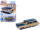 1964 Ford Country Squire Guardsman Blue Metallic with Woodgrain Sides Muscle Wagons Series 1/64 Diecast Model Car Auto World 64522-AWSP205A 1964 Ford Country Squire Guardsman Blue Metallic with Woodgrain Sides Muscle Wagons Series 1/64 Diecast Model Car Auto World 64522-AWSP205A