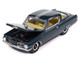 1965 Plymouth Barracuda Formula S Dark Blue Metallic with Silver Stripe Vintage Muscle Series 1/64 Diecast Model Car Auto World 64522-AWSP207B
