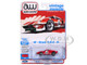 1965 Ford GT40 #14 Red with White Stripes Vintage Muscle Series 1/64 Diecast Model Car Auto World 64522-AWSP208A