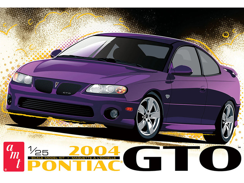 Skill 2 Model Kit 2004 Pontiac GTO 1/25 Scale Model AMT AMT1548M