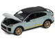 Porsche Cayenne Turbo GT Gray with Black Top and Gold Stripes 1/64 Diecast Model Car Trends Hobby 241090(B)