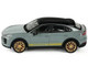 Porsche Cayenne Turbo GT Gray with Black Top and Gold Stripes 1/64 Diecast Model Car Trends Hobby 241090(B)