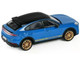 Porsche Cayenne Turbo GT Blue with Black Top and Gold Stripes 1/64 Diecast Model Car Trends Hobby 241090(C) Porsche Cayenne Turbo GT Blue with Black Top and Gold Stripes 1/64 Diecast Model Car Trends Hobby 241090(C)