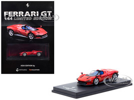 2021 Ferrari Daytona SP3 Red Metallic with Booklet 1/64 Diecast Model Car Centauria FSD.I.001-E