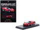 2021 Ferrari Daytona SP3 Red Metallic with Booklet 1/64 Diecast Model Car Centauria FSD.I.001-E