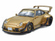 RWB 993 Yoshiwara Gold Metallic 1/64 Diecast Model Car Model Model MM64-RWB993-006 RWB 993 Yoshiwara Gold Metallic 1/64 Diecast Model Car Model Model MM64-RWB993-006