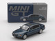BMW 750IL Sorrento Blue Metallic with Sun Roof Limited Edition 1/64 Diecast Model Car Mini GT MGT00894
