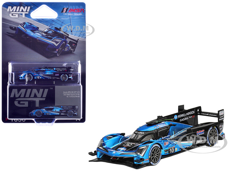 Acura ARX 06 GTP #10 Filipe Albuquerque Marcus Ericsson Brendon Hartley Ricky Taylor Wayne Taylor Racing with Andretti IMSA 24 Hours of Daytona 2024 Limited Edition 1/64 Diecast Model Car Mini GT MGT01056