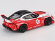 Toyota GR Supra LB Works Red with White Stripes and Black Top Limited Edition 1/64 Diecast Model Car Mini GT MGT01103