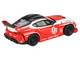 Toyota GR Supra LB Works Red with White Stripes and Black Top Limited Edition 1/64 Diecast Model Car Mini GT MGT01103