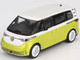 Volkswagen ID Buzz Van Pomelo Yellow Metallic and Candy White Limited Edition 1/64 Diecast Model Car Mini GT MGT01110 Volkswagen ID Buzz Van Pomelo Yellow Metallic and Candy White Limited Edition 1/64 Diecast Model Car Mini GT MGT01110