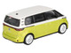 Volkswagen ID Buzz Van Pomelo Yellow Metallic and Candy White Limited Edition 1/64 Diecast Model Car Mini GT MGT01110