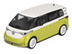 Volkswagen ID Buzz Van Pomelo Yellow Metallic and Candy White Limited Edition 1/64 Diecast Model Car Mini GT MGT01110
