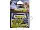 Volkswagen ID Buzz Van Pomelo Yellow Metallic and Candy White Limited Edition 1/64 Diecast Model Car Mini GT MGT01110