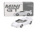 Lamborghini Countach 25th Anniversary White Limited Edition 1/64 Diecast Model Car Mini GT MGT01134