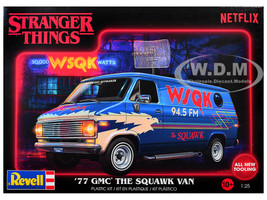 Level 3 Model Kit 1977 GMC WSQK Squawk Van Stranger Things 2016 2025 TV Series 1/25 Scale Model Revell 14578