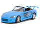2001 Honda S2000 Convertible Blue with Graphics Fast & Furious Remix Series 1/32 Diecast Model Car Jada 35397
