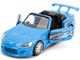 2001 Honda S2000 Convertible Blue with Graphics Fast & Furious Remix Series 1/32 Diecast Model Car Jada 35397 2001 Honda S2000 Convertible Blue with Graphics Fast & Furious Remix Series 1/32 Diecast Model Car Jada 35397