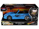 2001 Honda S2000 Convertible Blue with Graphics Fast & Furious Remix Series 1/32 Diecast Model Car Jada 35397