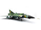 Saab J35J Draken Fighter Aircraft Splinter Camouflage Scheme F 18 Sodertorn Wing 1972 Swedish Air Force 1/72 Diecast Model Airplane Aviation 72 AV72-41008
