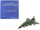 Saab J35J Draken Fighter Aircraft Splinter Camouflage Scheme F 18 Sodertorn Wing 1972 Swedish Air Force 1/72 Diecast Model Airplane Aviation 72 AV72-41008