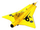 Saab J35J Draken Fighter Aircraft 43 10 3 Johan Gul Squadron 10 Wing Final Flight Livery 1997 Swedish Air Force 1/72 Diecast Model Airplane Aviation 72 AV72-41009